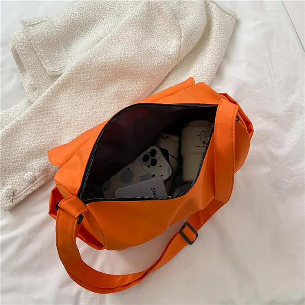 Oxford Hobos Crossbody Bags Solid Casual Zipper Women's Bags 2024 Fashion High Capacity Solid Color Single Shoulder Totes Bag