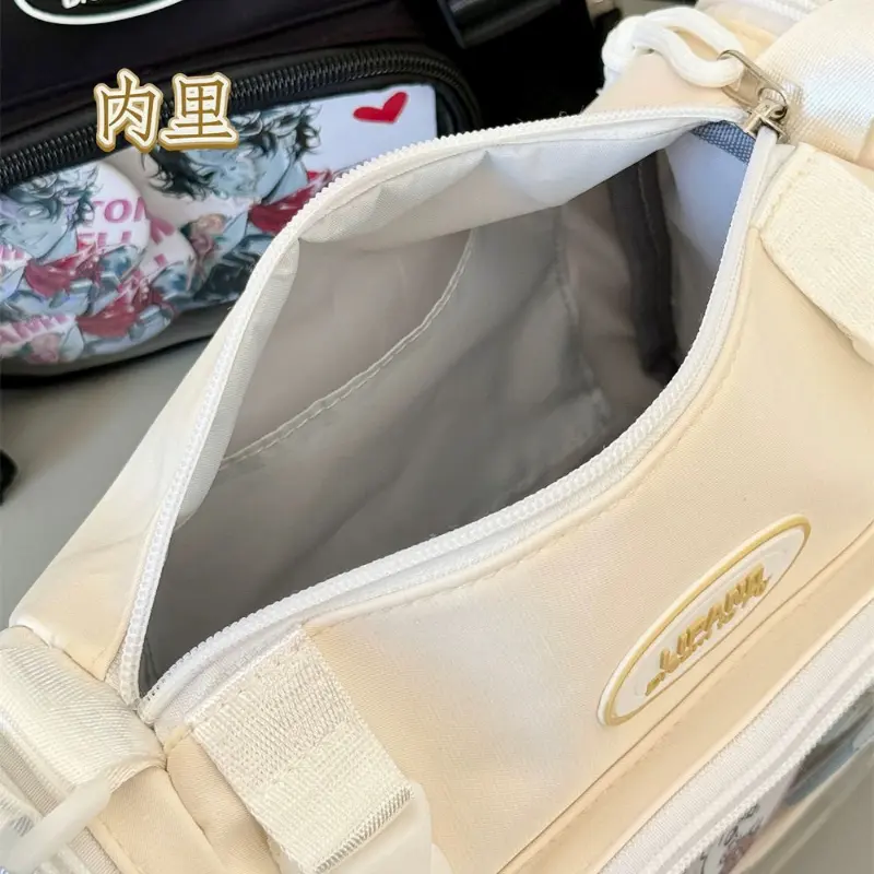 Japanese Harajuku Niche Design Transparent Y2K Ulzzang Ita Bag 10cm Dolls Bag Light Mobile Phone Bag Student Crossbody Bag