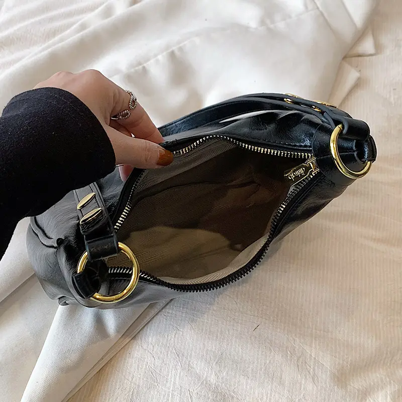 1 Piece of Solid Color Shoulder Bag for Women, Versatile Crossbody Bag, Fashionable Armpit Bag That Can Hold Mobile Phone