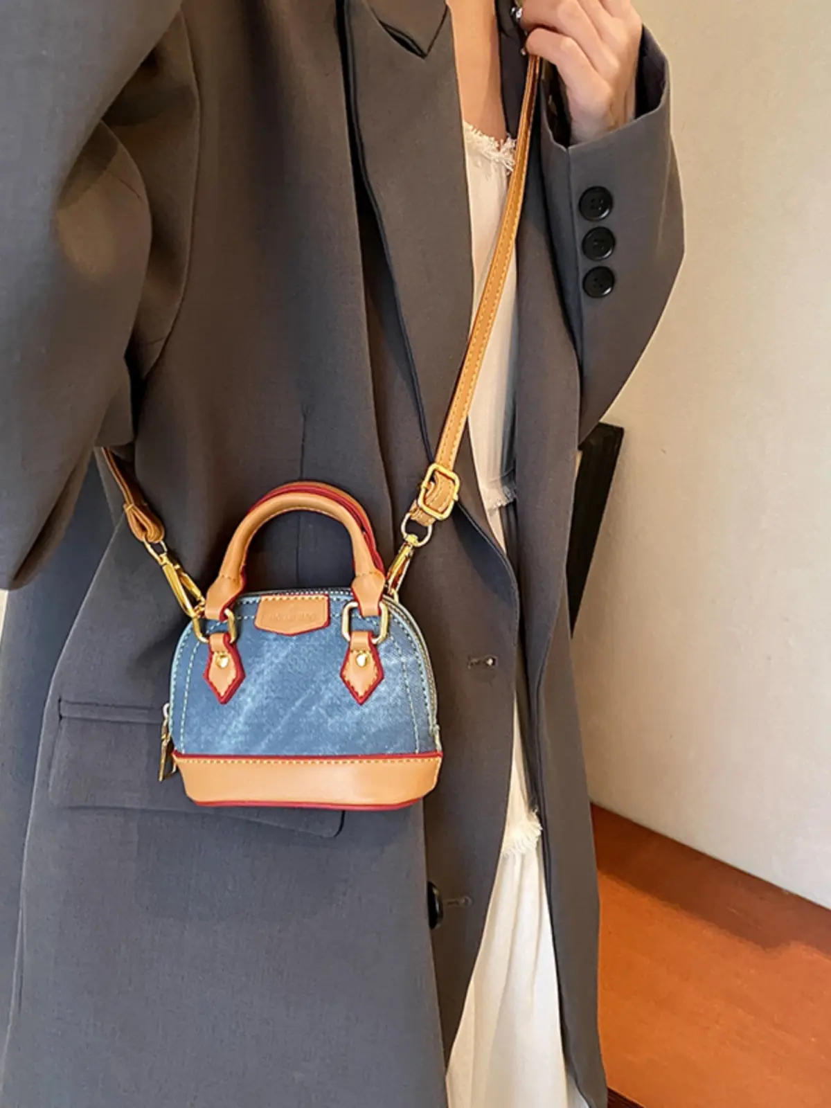 High-Grade Sense Mini Bags for Women 2024 New PU Leather Zipper Crossbody Bag Fashion Lipstick Earphone Coin Purse
