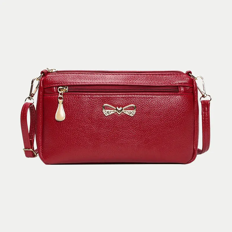 New Arrivals Women Shoulder Crossbody Bags Purse Bowknot PU Leather Messenger Handbags Small Phone Pocket for mama
