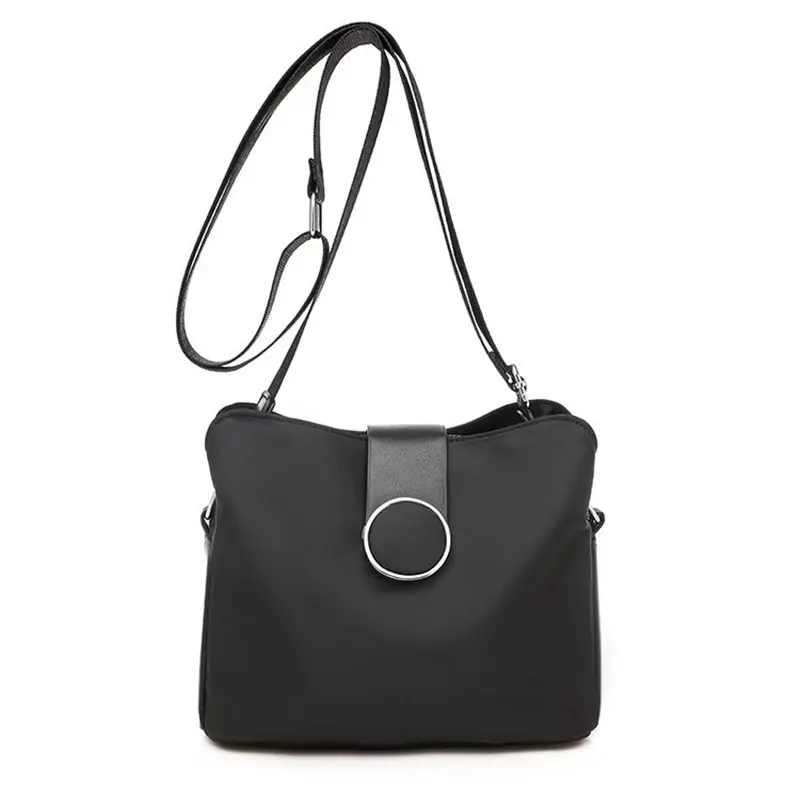 Vintage Nylon Waterproof Shoulder Bag Women Wild Crossbody Bag Simple Messenger Bag Daily Female Handbag Travel Lady Purse Bolso
