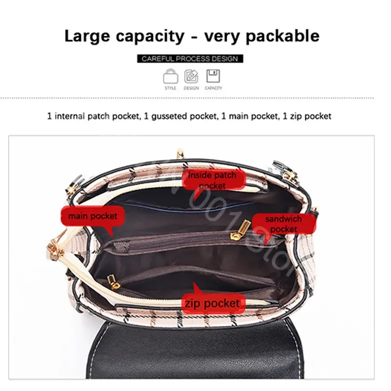 2024 New Fashion Women's Bag, Fashionable Women's Bag, Handbag, European And American One Shoulder Crossbody Bag