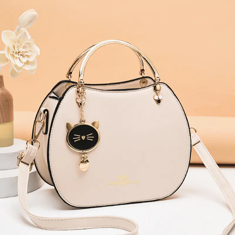 Fashion Girl Style Shell Bag Foreign Style Cat Crossbody Bag Women's Shoulder Handbag