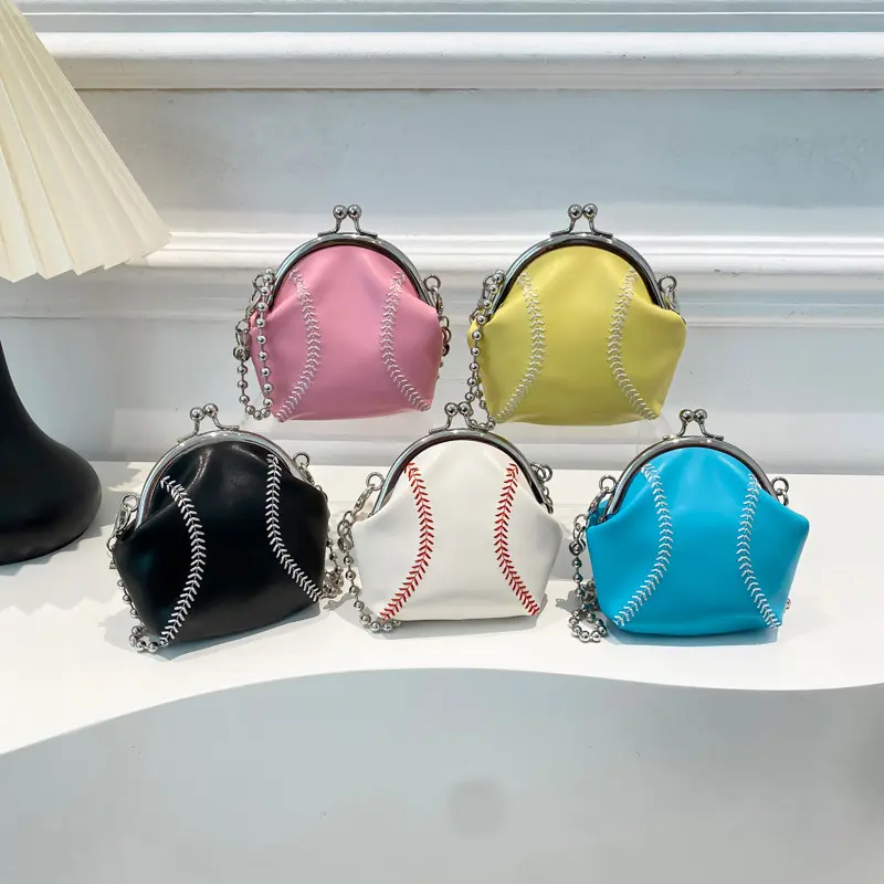 HAEX Mini Funny Baseball Bags Women 2025 Designer Chains Crossbody Shoulder Bags Individuality Trend Party Lipstick Bolso Mujer
