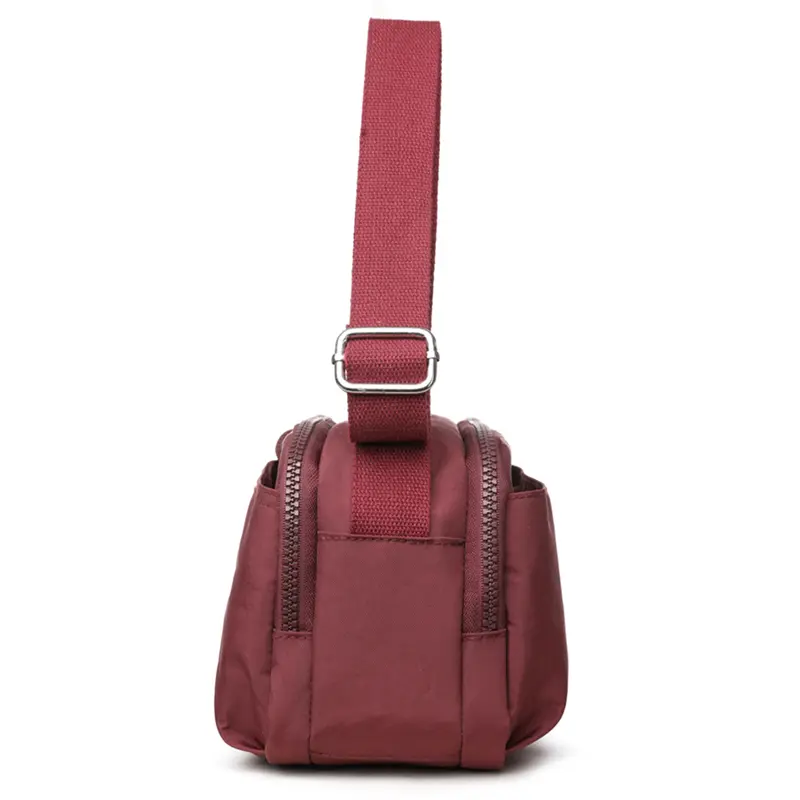 Waterproof nylon Oxford fabric women's bag, single shoulder bag, middle-aged mother bag, cross-body bag, grandma's casual bag, p