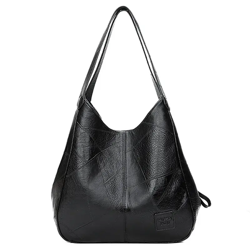 Vintage Genuine Leather Large Capacity Handbags Shoulder Bags Handbags Crossbody Ladies Hand Bags