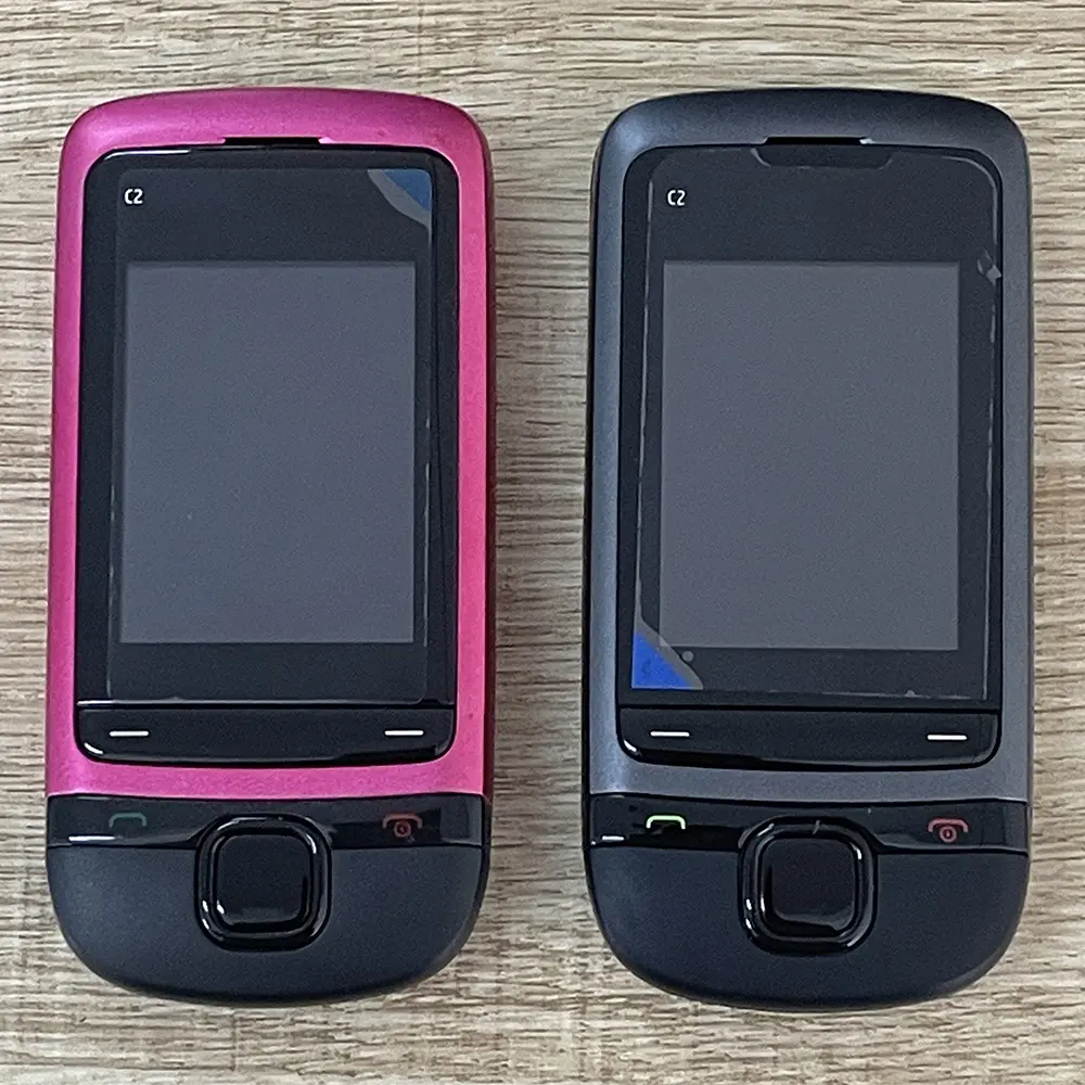 Original C2-05 Slider GSM 2G Mobile Cell Phone 2.0" 0.3MP Unlocked Cellphone Made in Finland on 2011.Chinese keyboard Only.