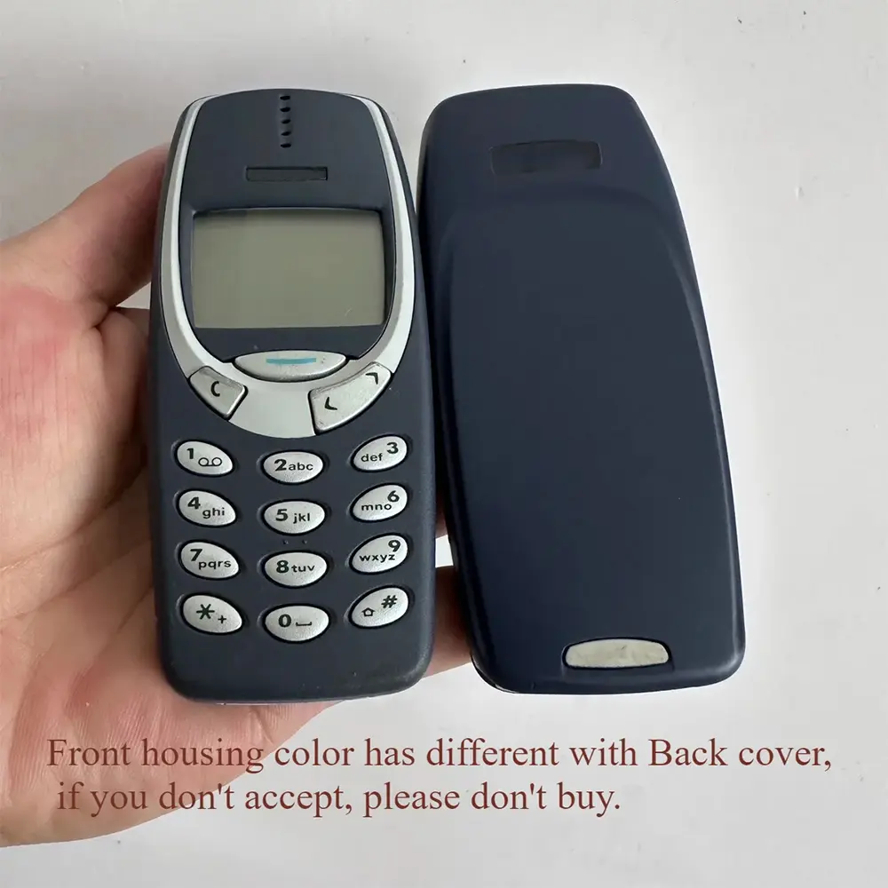 Original 3310 Mobile Cell Phone 2G GSM 900/1800. Good Cheap Cellphone Unlocked. Made On 2000 Year. Not Working in North America