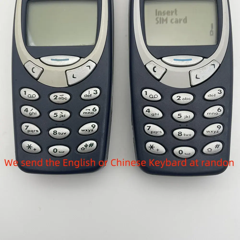 Original 3310 Mobile Cell Phone 2G GSM 900/1800. Good Cheap Cellphone Unlocked. Made On 2000 Year. Not Working in North America