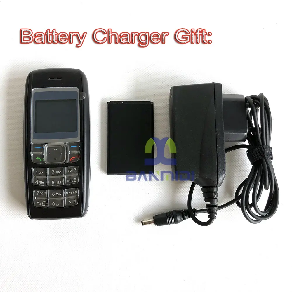 Original 1600 Mobile Cell Phone 2G GSM 900/1800 Unlocked Phone English Arabic Keyboard Made in Finland on 2005