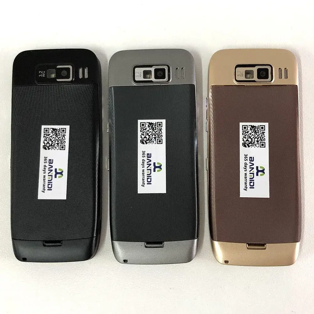 Original E52 Unlocked Button Mobile Phone Bluetooth WIFI 3G Used Arabic Russian Hebrew Keyboard 3 Colors for Choose.Finland Made