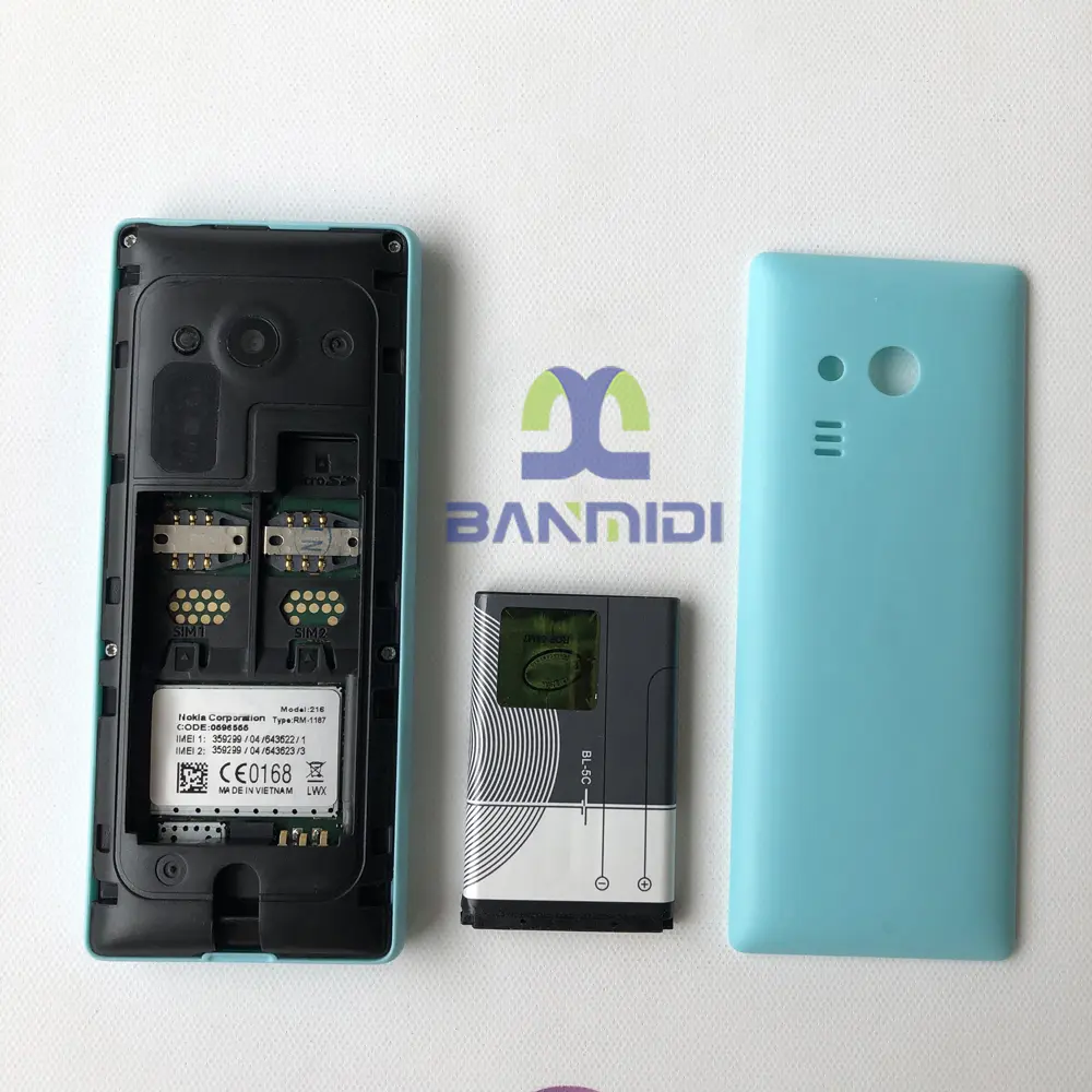 Unlocked Original 216 Dual SIM Mobile Cell Phone 0.3MP Cellphone GSM 900/1800. Made On 2016 Year. Not Working in North America