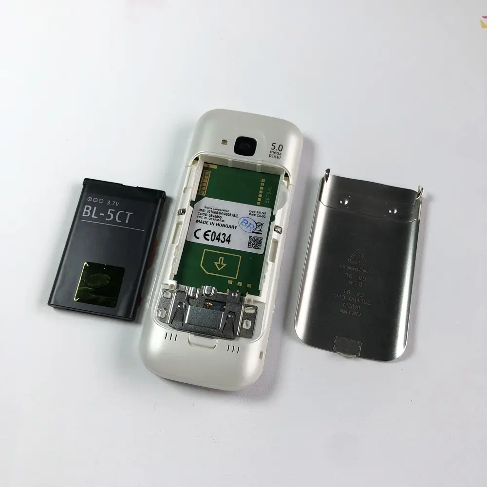 Finland Made Unlocked C5 C5-00 CellPhone 2G 3G Original Mobile Cell Phone Bluetooth Russian/Arabic/Hebrew Keyboard Made on 2010
