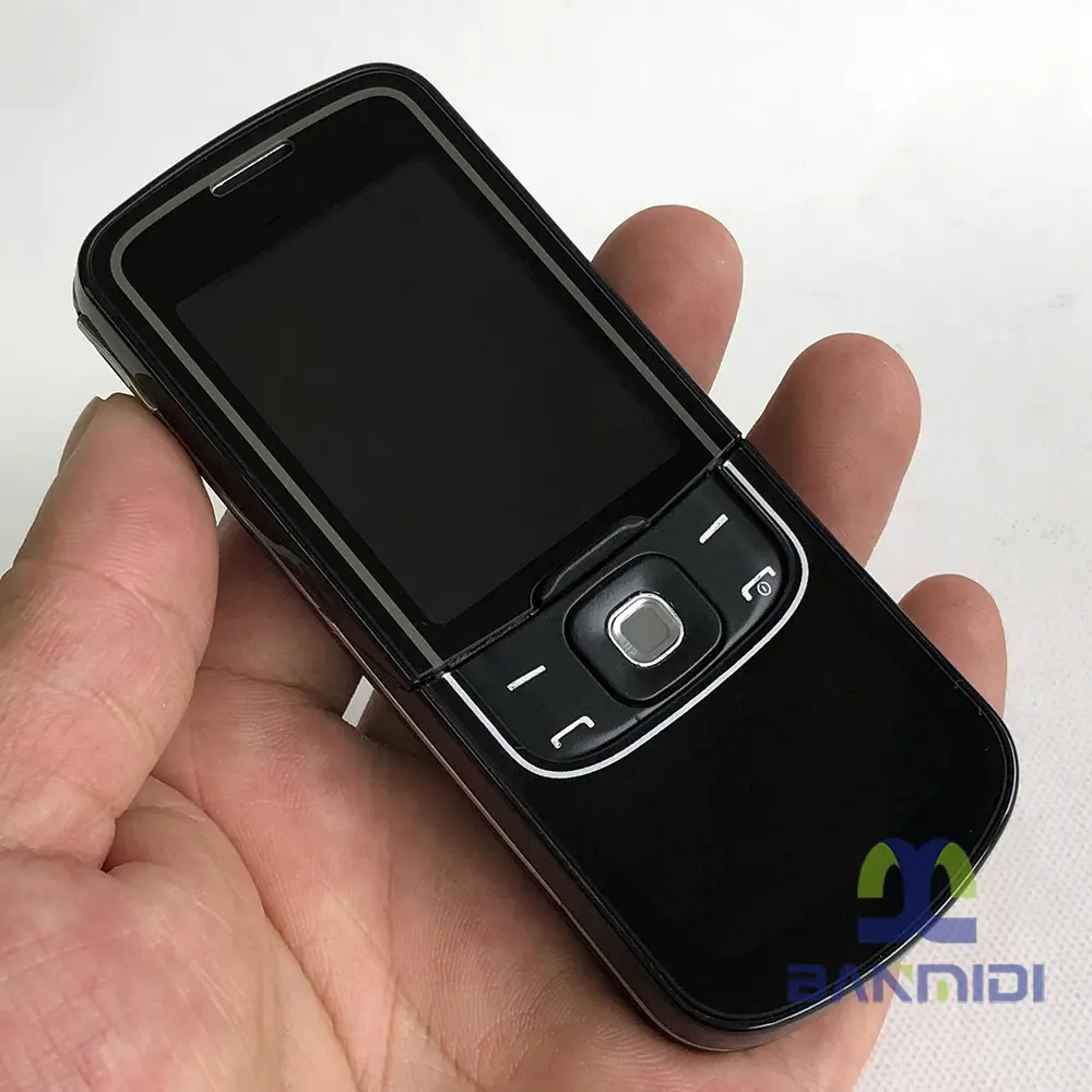 Original 8600 Luna Refurbished Mobile Cell Phone Unlocked GSM Quad-Band Arabic Russian Hebrew Keyboard, Made on 2007 in Germany