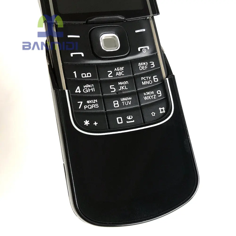 Original 8600 Luna Refurbished Mobile Cell Phone Unlocked GSM Quad-Band Arabic Russian Hebrew Keyboard, Made on 2007 in Germany