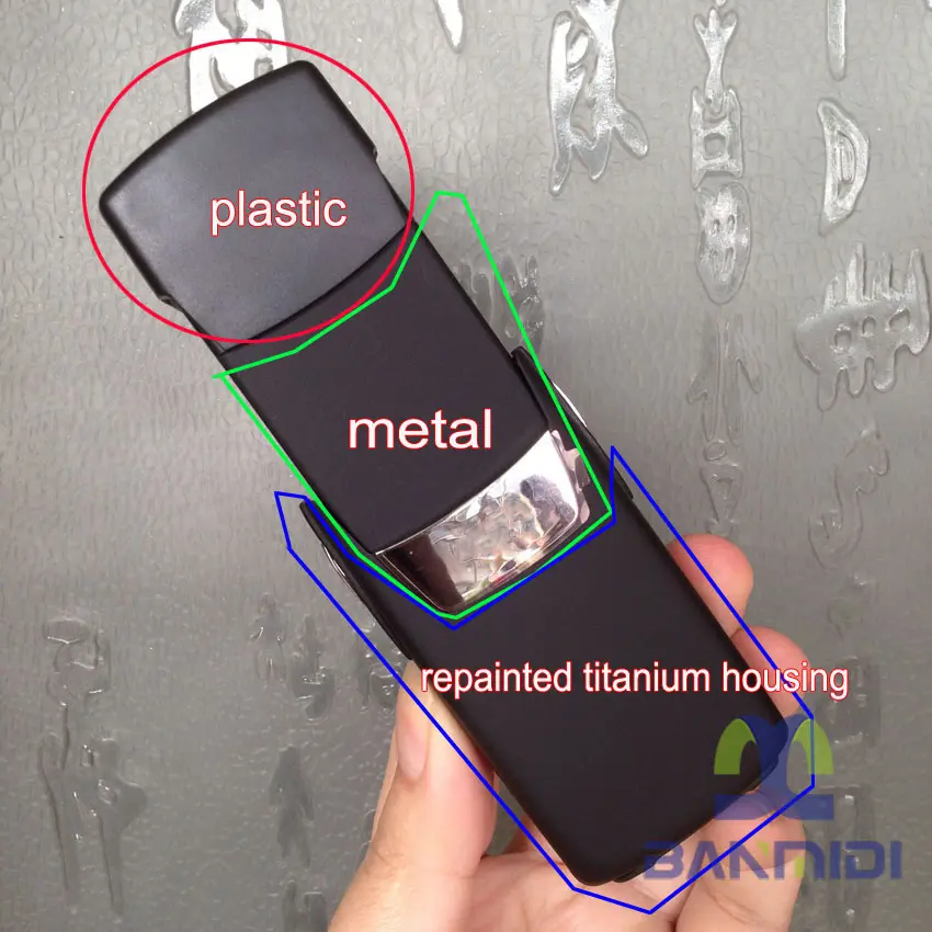 8910i Titanium Original Mobile Cell Phone 2G GSM 900/1800 Unlocked Cellphone Not Working in America & Australia, Made in Finland
