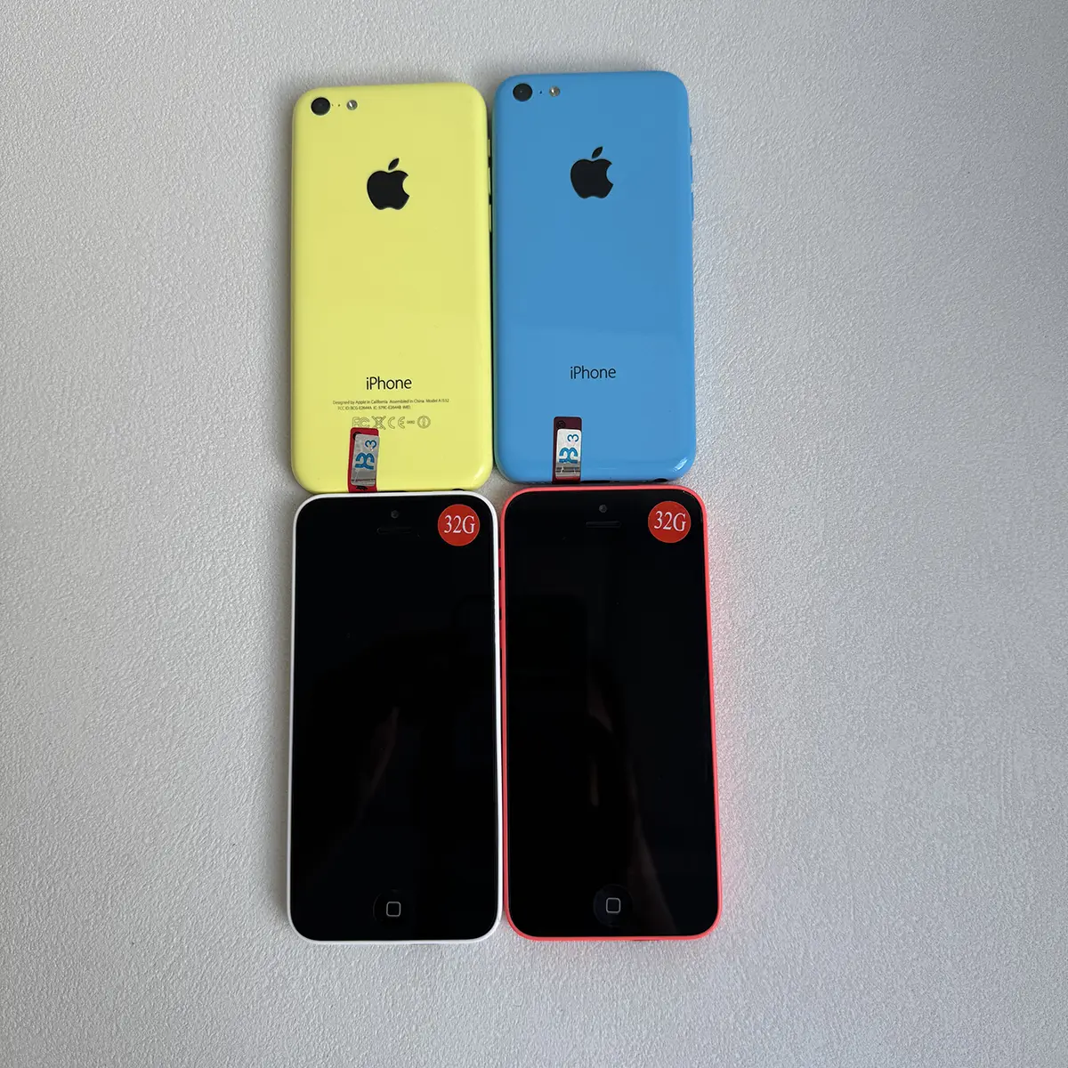 Unlocked Dual Core Original iPhone 5C Cellphone 32GB ROM 3G Mobile Phone 1510mAh Battery 4.0 Display Screen Old Phone
