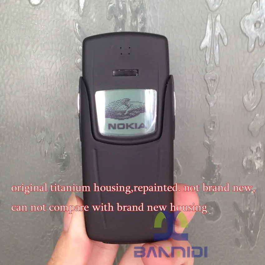 8910 Titanium Original Used Mobile Cell Phone GSM 900/1800 Unlocked Cellphone. Not Working in America & Australia, Made on 2002