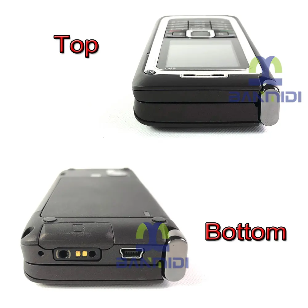 Original E90 Mobile Cell Phone GPS Wifi 3G GSM 3.2MP Bluetooth Cellphone Unlocked QWERTY Keyboard, Made in Finland on 2007 Year
