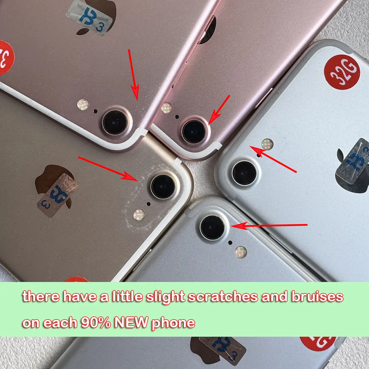 Original Unlocked Apple iPhone 7 4G LTE Mobile Cellphone 4.7'' 12MP 32GB/128GB/256GB ROM Fingerprint Touch ID Smartphone