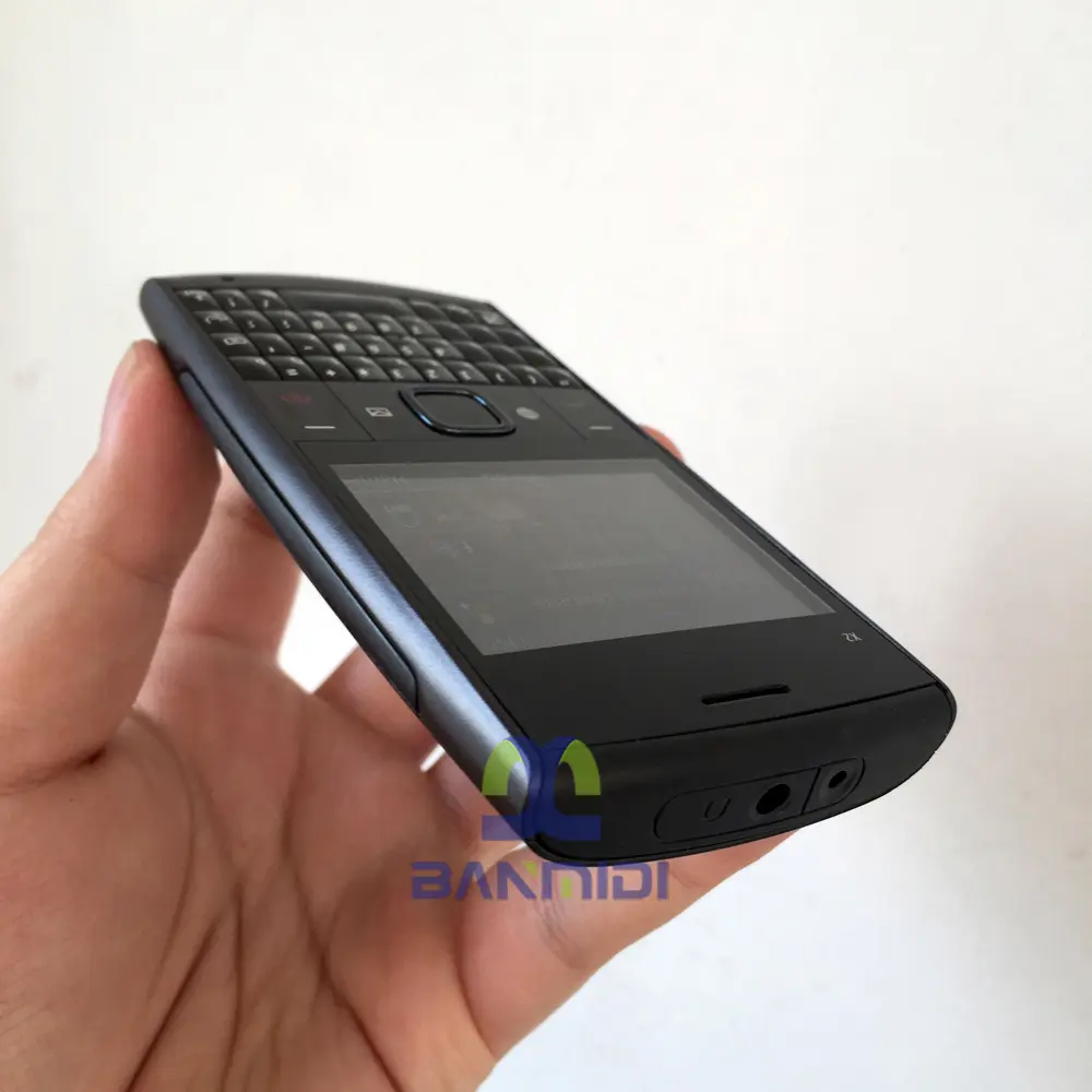 Unlocked Original X2 X2-01 GSM 2G Mobile Cell Phone Russian Hebrew Arabic QWERTY Keyboard Cellphone Finland Made on 2011 Year