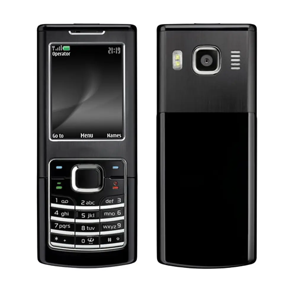 Original 6500C 6500 classic GSM 2G 3G Mobile Cell Phone 2.0" 2MP Unlocked Cellphone.Arabic Keyboard Only.