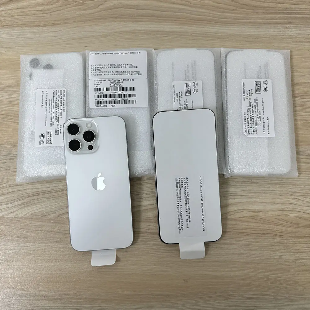 Original Apple iPhone 16 Pro Max Smartphone 256GB 512GB iOS 18 6.9" Super Retina XDR OLED 48MP Triple 16PM 5G Modile Phone