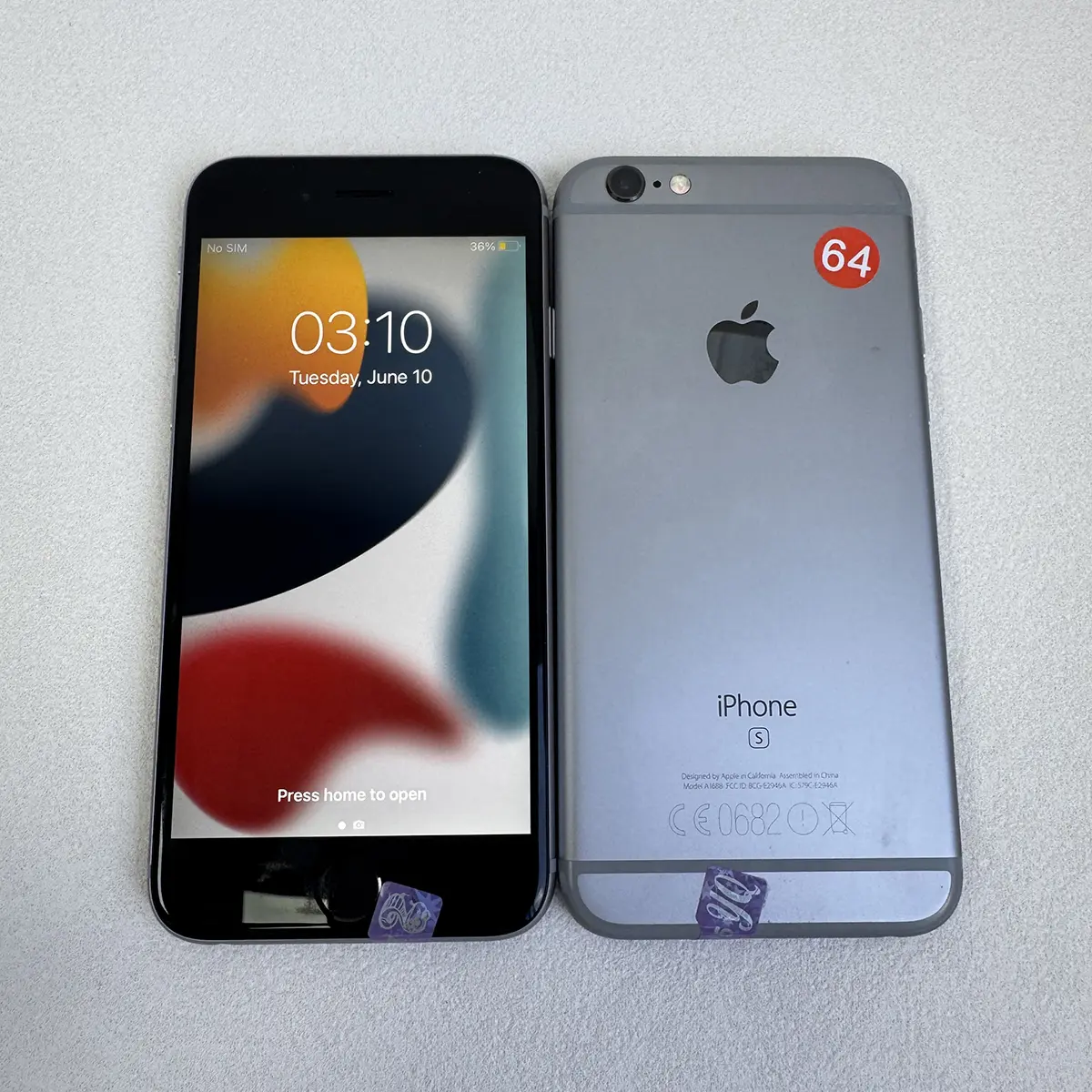 100% Original Apple iPhone 6S Mobile Phone 16/64/128GB ROM 2GB RAM 12MP 4G LTE Unlocked 4.7inch Dual Core IOS CellPhone