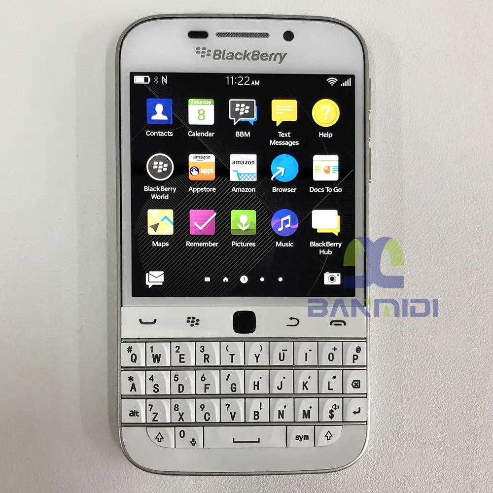 Original BlackBerry Classic Q20 4G Mobile Cell Phone 3.5" 2GB RAM 16G ROM 8MP+2MP Camera WiFi BlackBerryOS Cellphone Unlocked