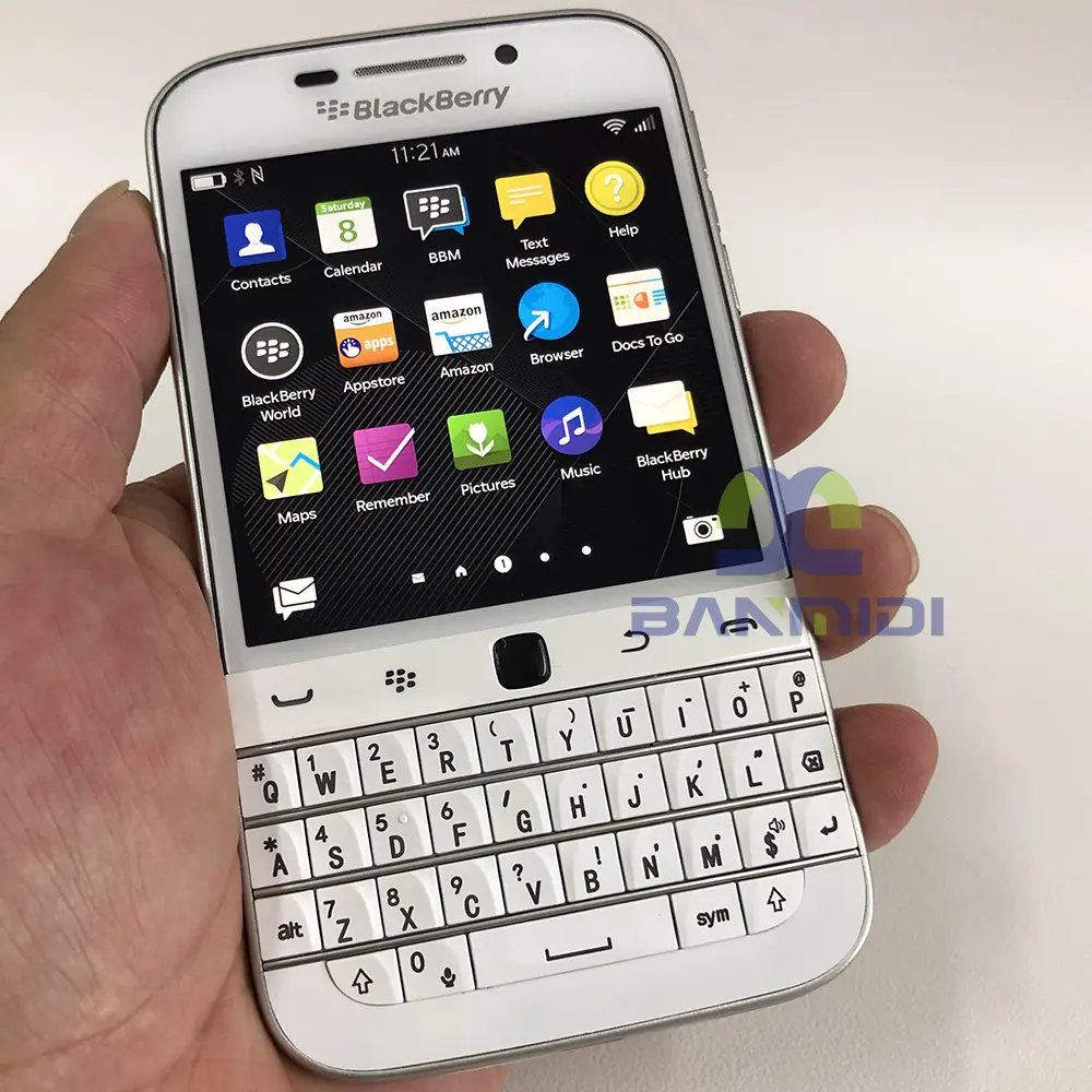 Original BlackBerry Classic Q20 4G Mobile Cell Phone 3.5" 2GB RAM 16G ROM 8MP+2MP Camera WiFi BlackBerryOS Cellphone Unlocked