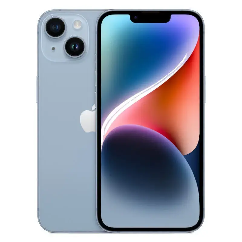 Apple iPhone 14 Cellphone Unlocked 128GB 256 ROM 6GB RAM Dual eSIM 6.1" Original Super Retina OLED Face ID NFC A15 5G Phone