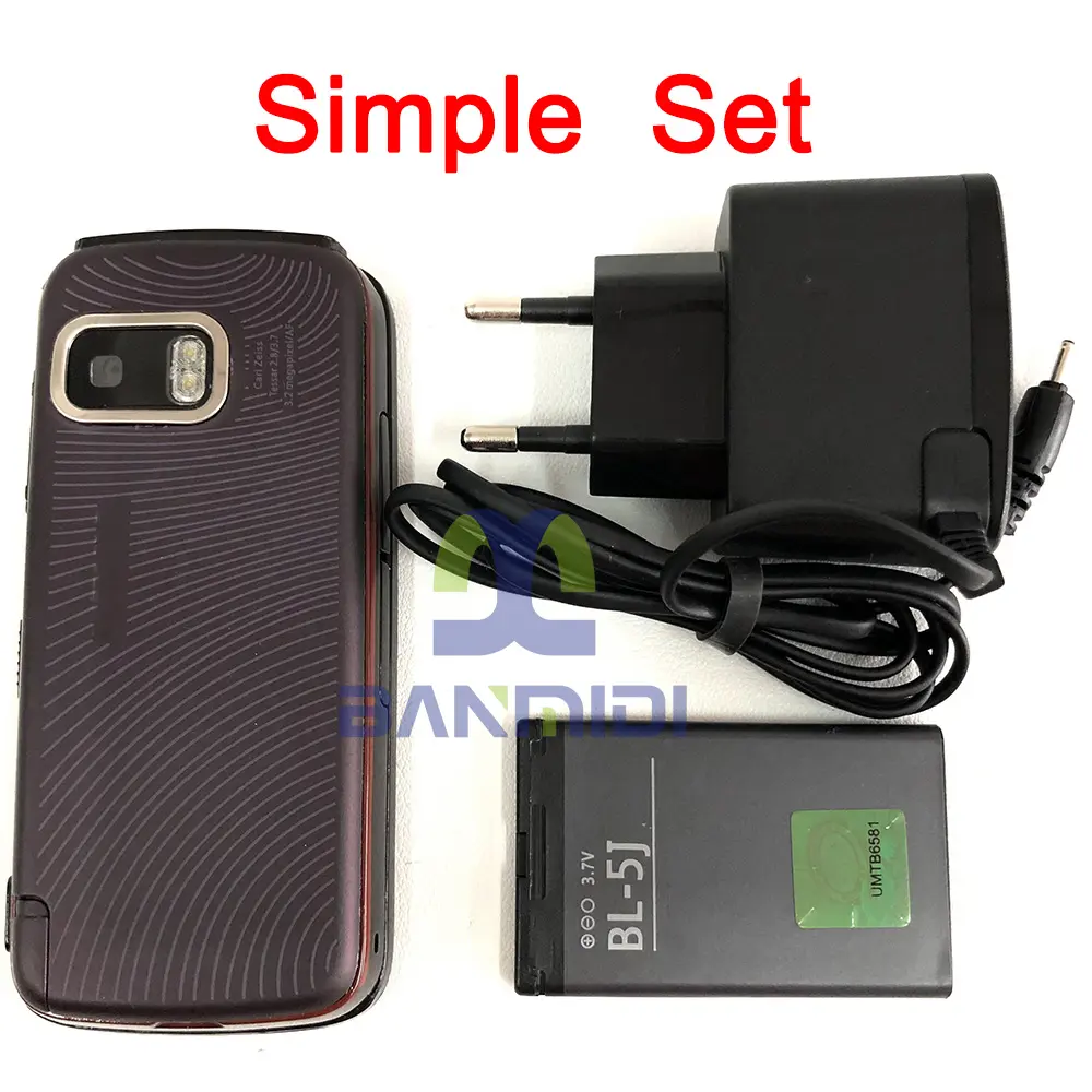 Original 5800 Xpress Music XpressMusic Mobile Cell Phone 3G 2G GSM 3.1MP Camera Wifi Bluetooth Unlocked Old Phone More Language