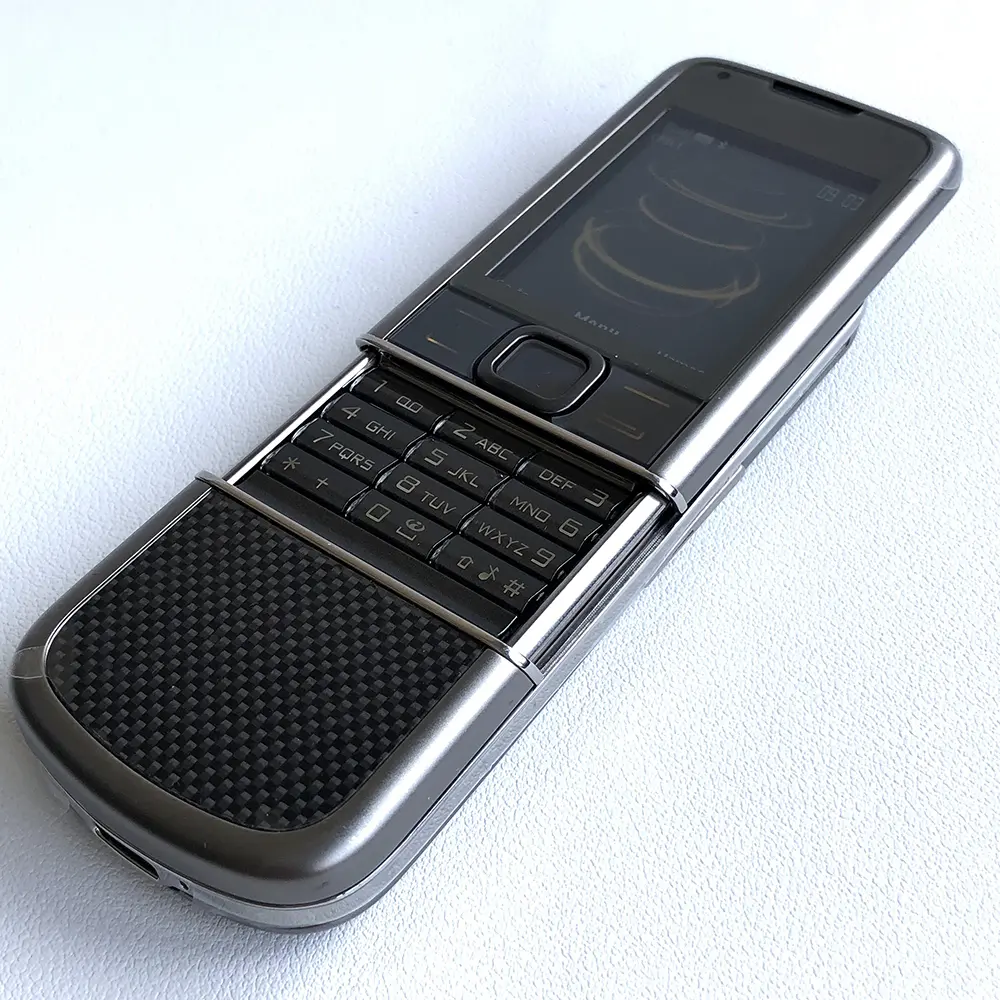 Original 8800 Carbon Arte Mobile Cell Phone Unlocked GSM 2G 3G Camera Bluetooth English Keyboard Only