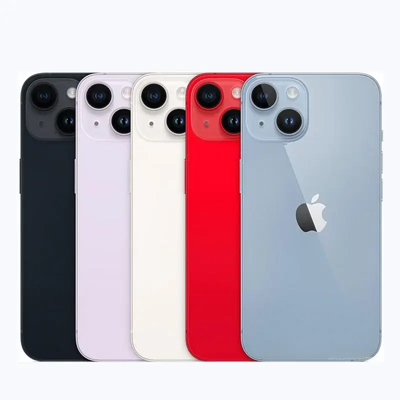 100% Original iPhone 14 Dual eSIM Cellphone 128GB 256GB ROM 6.1" Super Retina OLED Face ID A15 Original 5G Phone US Version