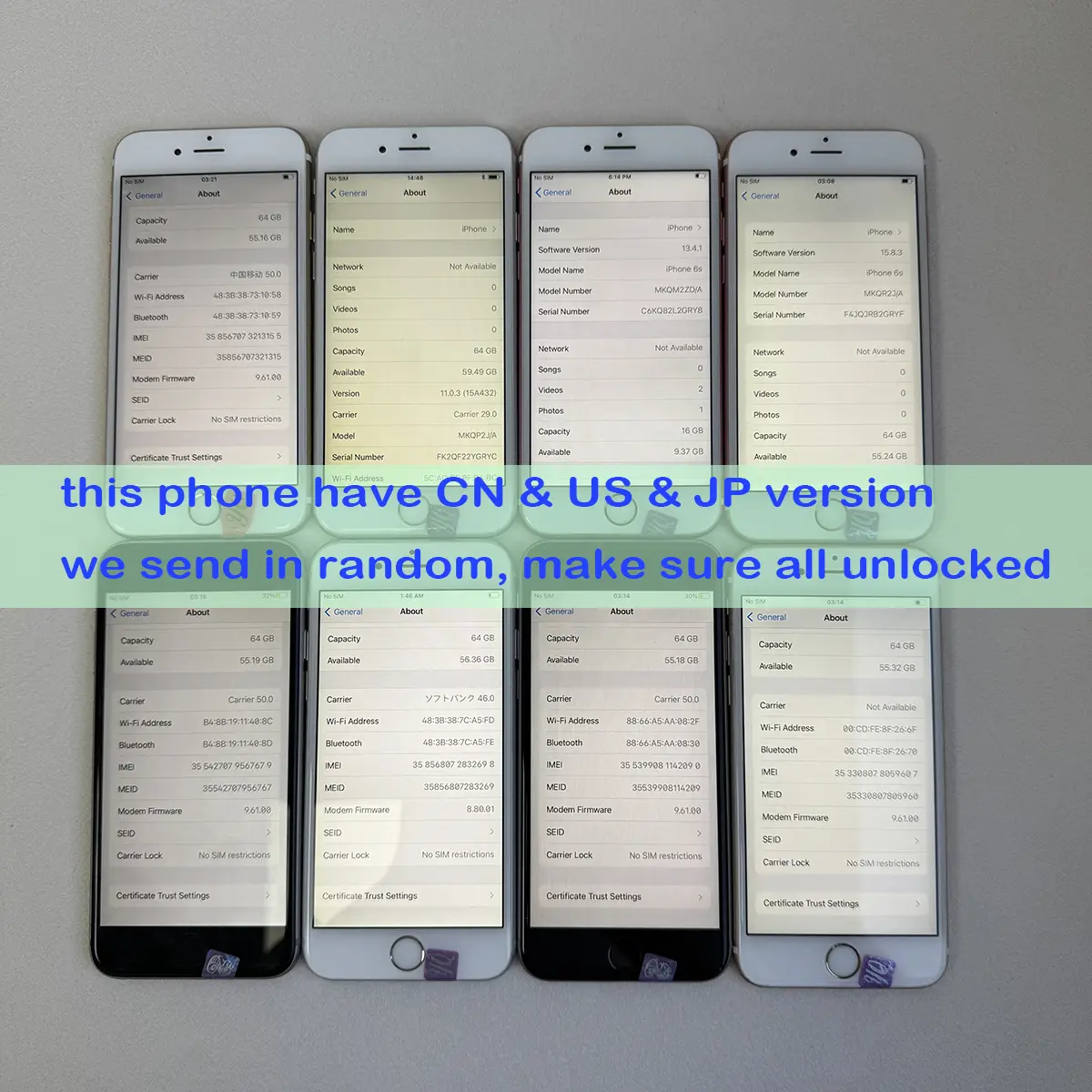 Apple iPhone 6S 4.7inch IOS Original Unlocked Mobile Phone 16/32/64/128GB ROM 2GB RAM 12MP 4G LTE Original 90% New CellPhone