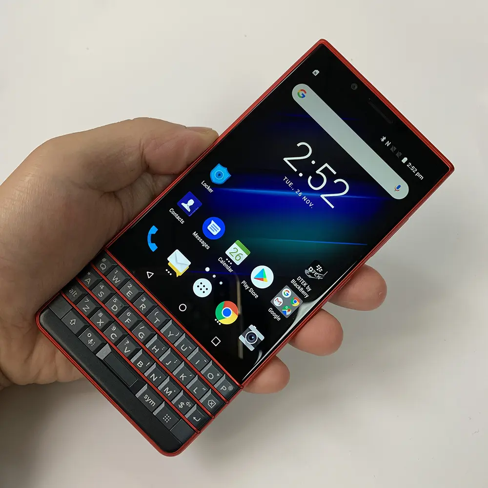 Original BlackBerry Key2 LE 4G Mobile Phone 3GB+32GB 4GB+64GB 4.5'' 13MP+5MP+8MP 4K@30fps Snapdragon 636 Octa Core SmartPhone