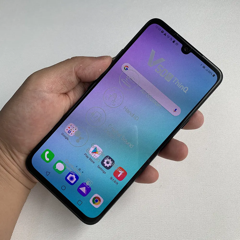 Original LG V50S ThinQ V510N 5G Mobile Phone 8GB+256GB Android SmartPhone 32MP Camera 4G LTE Fingerprint LG V50S CellPhone