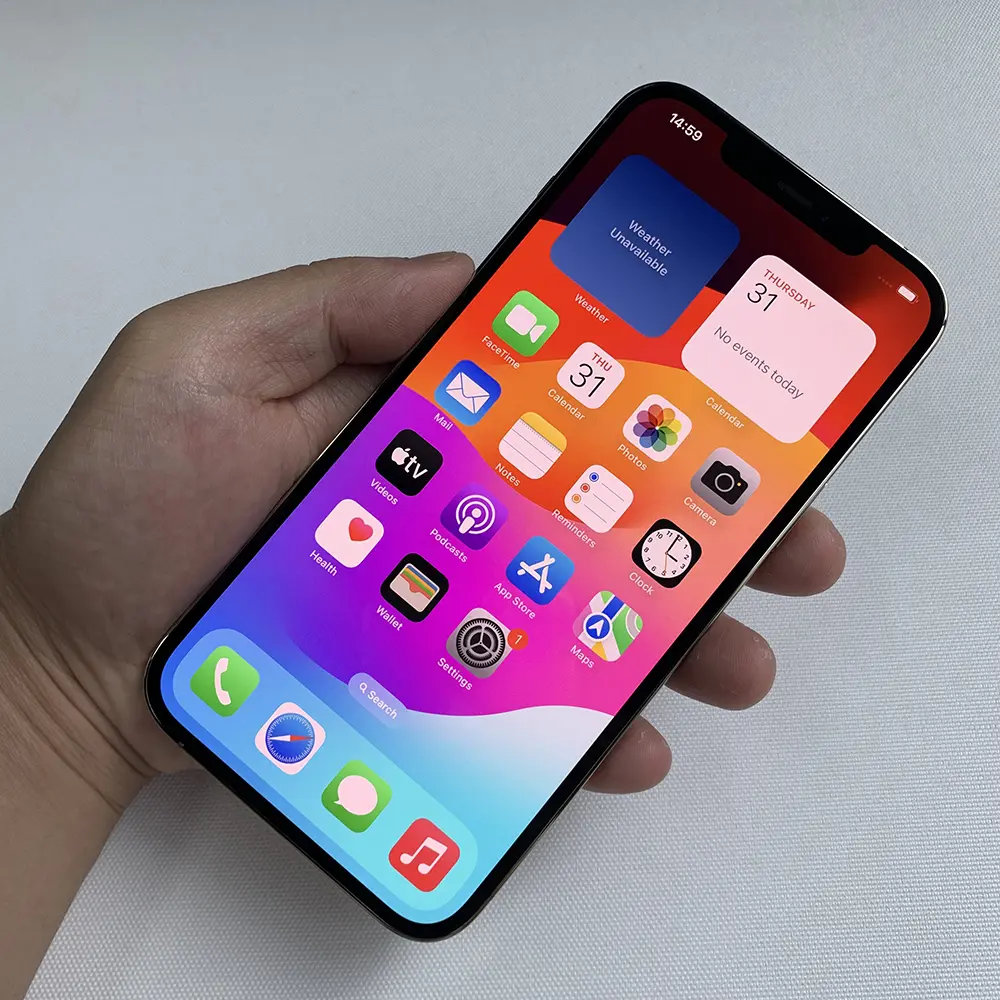Original Apple iPhone 12 Pro Max 5G Mobile Phone Face ID NFC 128/256/512GB 6.7'' Triple 12MP IOS A14 Bionic Hexa Core SmartPhone