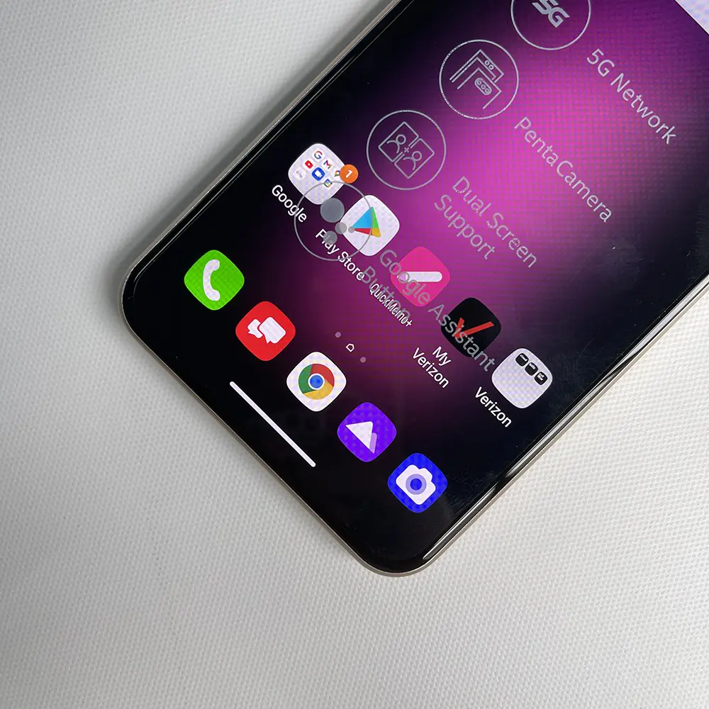 Original LG V60 ThinQ 5G Mobile Phone V600VM V600TM 8GB+128GB NFC P-OLED 6.8'' 64MP+13MP+10MP Snapdragon865 Octa-Core SmartPhone