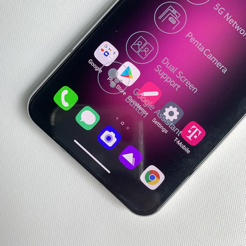 Original LG V60 ThinQ V600VM V600TM 5G SmartPhone NFC 8GB+128GB 6.8'' 64MP+13MP+10MP Snapdragon 865 Octa-Core Android SmartPhone