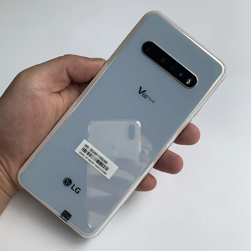 Original LG V60 ThinQ V600VM V600TM 5G SmartPhone NFC 8GB+128GB 6.8'' 64MP+13MP+10MP Snapdragon 865 Octa-Core Android SmartPhone
