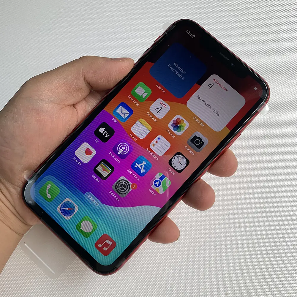 Original Unlocked Apple iPhone 11 4G Mobile Phone NFC 4GB RAM 64/128/256GB ROM 6.1'' Dual 12MP A13 Bionic Hexa-core SmartPhone