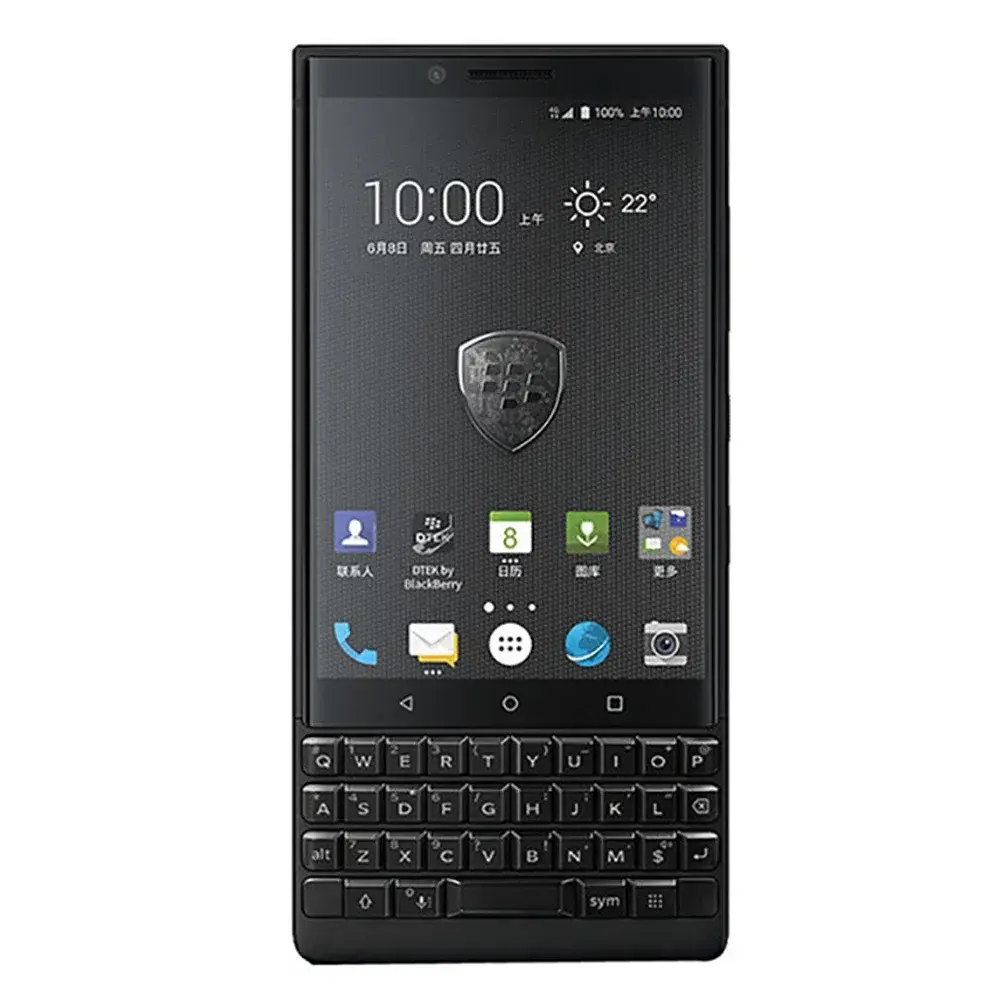 Original BlackBerry KEY2 4G Mobile Phone NFC 4.5'' 6GB RAM 64/128GB ROM Core QWERTY Keyboard Snapdragon 660 Octa-Core SmartPhone