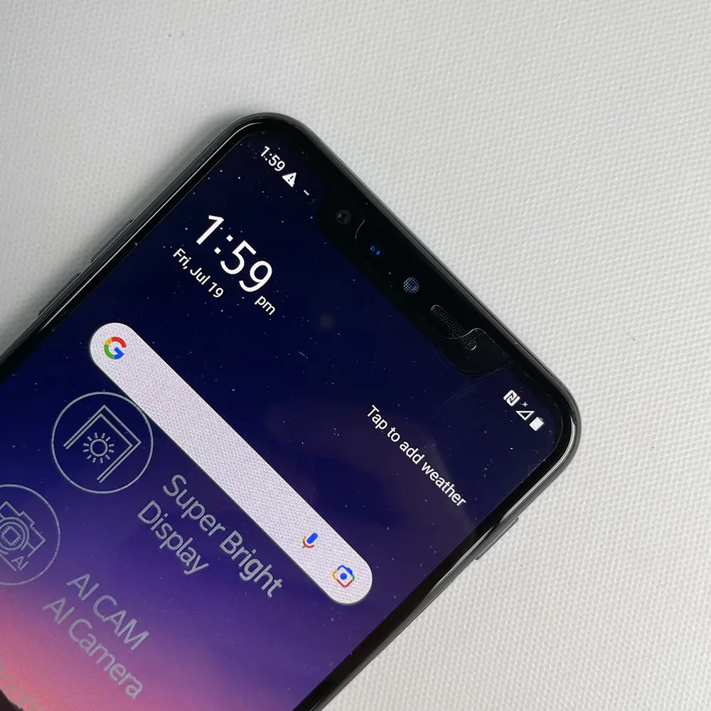 Original LG G8S G810EAW 4G Mobile Phone NFC 6GB RAM 128GB ROM Dual SIM 6.21" G-OLED 12MP+13MP+8MP Octa-Core Android SmartPhone