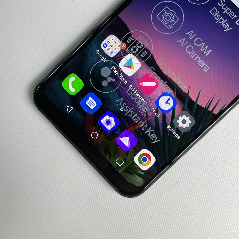 Original LG G8S G810EAW 4G Mobile Phone NFC 6GB RAM 128GB ROM Dual SIM 6.21" G-OLED 12MP+13MP+8MP Octa-Core Android SmartPhone