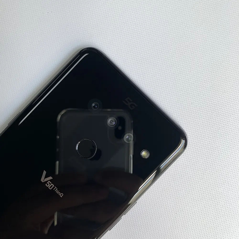 Original LG V50 V500EM 5G Mobile Phone NFC 6GB+128GB Fingerprint 6.4'' 12MP+16MP+8MP+5MP Snapdragon 855 Octa-Core SmartPhone