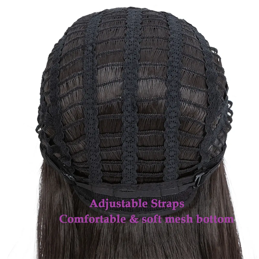 BENIHAIR 14inch Straight Bob Wigs Wigs For Women Heat Resistant Synthetic Upgrade Front Lace Base Wig for Halloween or Daily Use