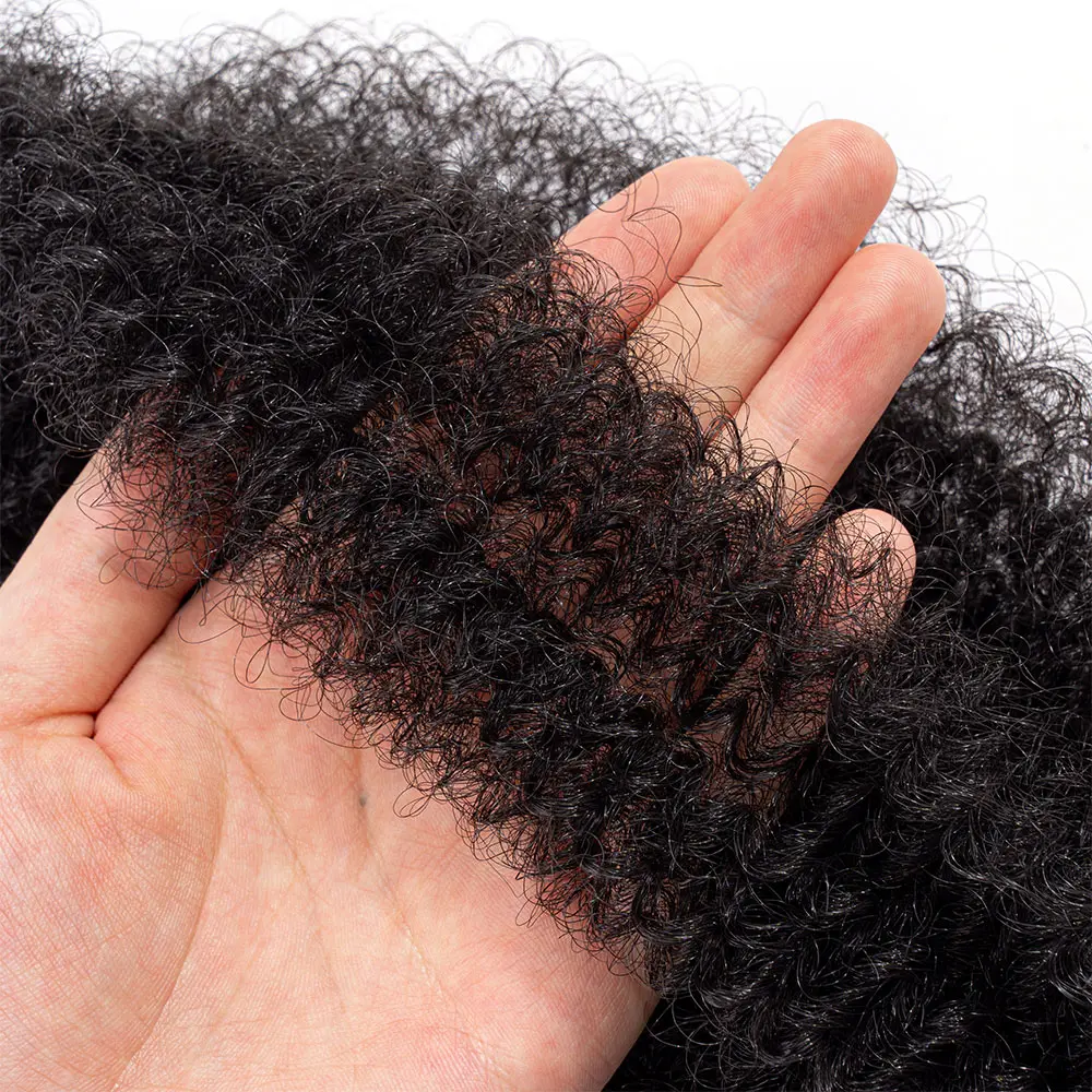 16 Inch Synthetic Crochet Braids Hair Marley Twist Braiding Hair Kinky Twist Hair Pre-fluffed Spring Twist Hair Wrapping Hair