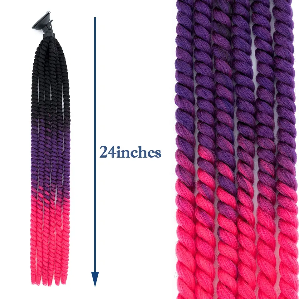 Benehair Gradient Helmet Braids Ponytail Helmet Hair Strap Suction Cups for Motorcycles  Synthetic Fibre Pony Tails 24 Inch